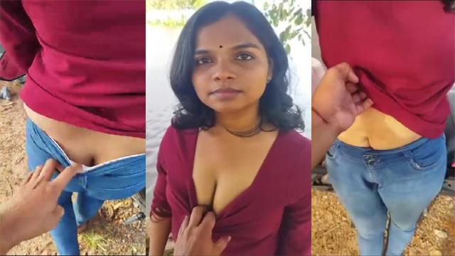 Cute Girlfriend Outdoor Fun With Boyfriend Mamakutty Videos